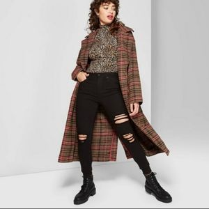 Wild Fable Black Distressed High Rise Skinny Jeans